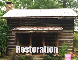 Historic Log Cabin Restoration  Ware County, Georgia